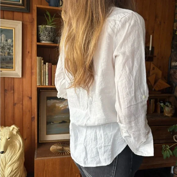 Babaton Linen Top S - Picture 3 of 3